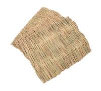 ANDRESLAD 3pcs Bunny Grass Straw Mats Natural Woven Bedding Protect Feet Chew for Rabbits Chinchillas Hamsters Pets Soft Play Mat