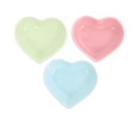 ANDRESLAD 3pcs Ceramic Feeding Bowls Set for Hamsters and Small Pets, Washable Pet Food Storage Bowls, Pastel Pink Green Blue, Suitable for Hamster, Squirrel, and Small Rodent Food