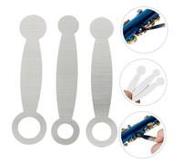 ANDRESLAD 3Pcs Flute Repair Padding Tools Stainless Steel Replacement Pads for Wind Instruments Leak Fixing Maintenance Kit for Flute and Piccolo