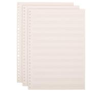 ANDRESLAD 3pcs Music Staff Notebook for Beginners Manuscript Paper Notebooks Wide Spaced Music Writing Composition Book for Guitar Piano Practice