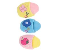 ANDRESLAD 3pcs Pet Chew Slippers Puppy Teething Toys Shoe Shaped Chew Toy for Small Dogs Funny Little Shoe Pet Dog Bite