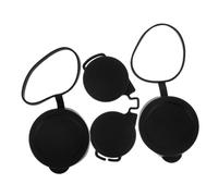 ANDRESLAD 3pcs Rubber Binocular Caps Protective Covers for Telescope Objective Lenses Outdoor Dustproof Eye Covers Compatible with Multiple Binocular Models