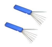 ANDRESLAD 3pcs Stainless Steel Jet Cleaner with Torch Tip Carbon Removal Tools Portable Cleaning Kit for Motorcycle Engine Maintenance
