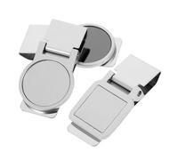 ANDRESLAD 3pcs Stainless Steel Money Clip Lightweight Practical Money Storage Clips for Cash and Cards Durable Outdoor Stylish Design for Everyday Use