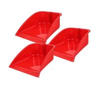 ANDRESLAD 3pcs Winter Ice Remover Shovel Attachment Replacement Heads Heavy Duty Portable for Outdoor Cleaning