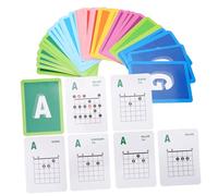 ANDRESLAD 49pcs Guitar Chord Charts for Beginners Electric Acoustic Chords Poster with Design Bright Colors Music Practice Aid for Boys and Adults Learning Guitar