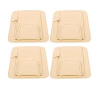 ANDRESLAD 4PCS Car Visor Pocket Organizer Multi-pocket Vehicle Storage Pouch with Card Holder and Pen Tube PU Leather Sun Visor Wallet for Trucks and Cars Sunglasses and Document Holder