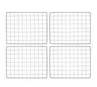 ANDRESLAD 4PCS DIY Dog Crate Divider Panels 35x45cm Metal Wire Fence Mesh for Pet Cage Barrier Thickened Dog Fence Sheets Suitable for Puppy Training