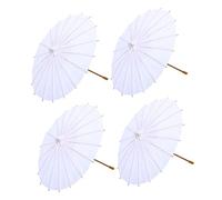 ANDRESLAD 4pcs Diy Graffiti Umbrella Oil-paper Umbrella for Boy Girl Blank Art Craft Parasol for Kindergarten and Primary School Projects for Creative Painting Activities