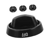 ANDRESLAD 4pcs Gas Stove Knob Lock Replacement Hob Knob for Gas Range Stove Cooktop Plastic for Burner Control Valve Part