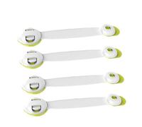 ANDRESLAD 4pcs Magnetic Cupboard Locks Safety Locks for Boy Girl Self-Adhesive for Refrigerator Doors