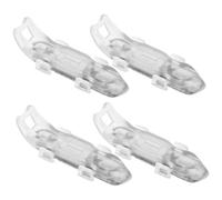 ANDRESLAD 4Pcs Magnetic Fishing Hook Keepers for Rods Transparent Solid Rod Hooks Holder Sea Fishing Tackle Tool