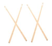 ANDRESLAD 4pcs Maple Wood Flute Cleaning Rods Maintenance Tools for Musical Instruments Gentle Dirt Removal Sound Clarity Enhancement Easy to Use Flute Care Accessories