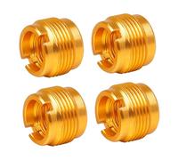 ANDRESLAD 4pcs Microphone Screw Adapter Mic Clip Conversion Screw to Mic Stand Adapter Converter for Singing Podcast Recording Public Speaking