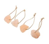 ANDRESLAD 4pcs Natural Salt Lick Blocks for Horses Cows Deer and Livestock Mineral-rich Weatherproof Salt Bricks for Animal Health and Growth Essential Trace Element