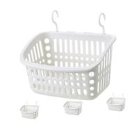 ANDRESLAD 4pcs Small Animal Hanging Bed with Hooks Multipurpose White Hammock and Storage Basket for Hamsters Guinea Pigs Sugar Gliders Squirrels Hedgehogs Easy Install Cage Accessory for