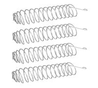 ANDRESLAD 4Pcs Squirrel Feeding Stand Outdoor Corn Holder Bird Feeders Hanging Foraging Parrot Feeding Station Backyard Wildlife Support Silver