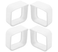 ANDRESLAD 4pcs White Silicone Security Camera Covers Protective Skin Compatible with Blink Home Outdoor Cameras Weatherproof Rainproof Lens Shield