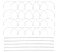 ANDRESLAD 50 pcs Saxophone Cleaning Brushes for Wind Instruments Flexible Maintenance Tool for Sax Flute Clarinet Portable Lightweight Keyhole Cleaner for Instrument Care