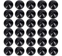 ANDRESLAD 50Pcs Black Car Sunshade Suckers with Pull Ring Strong Suction Cups for Windshield and Dashboard Easy Install Wear-resistant Car Window Hooks