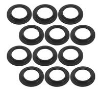 ANDRESLAD 50Pcs Black Plastic Lamp Shade Rings E12/E14 Socket Collar Adapter 32/33Mm Threaded Light Fittings for Ceiling and Wall Fixtures