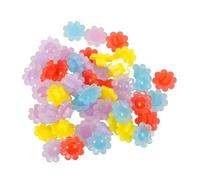 ANDRESLAD 50pcs Plastic Bike Spoke Beads Clips Bicycle Wheel Decorations for Teens Install Bike Accessories for Standard Spokes