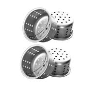 ANDRESLAD 5pcs Drain Catcher Dish Drainer Basin Sewer Drain Net Filter Garbage Mesh Filter Bath Sink Strainer with Handle Sink Strainer Basket Silver