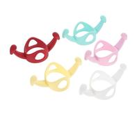 ANDRESLAD 5pcs Feeding Bottle Handle Ergonomic Bottle Accessories Anti-Scald and Easy to Clean Mixed Colors for Independence Compatibility