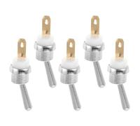 ANDRESLAD 5Pcs Metal Chainsaw Kill Switch Kit Ignition Shut Off Switch for Gasoline Logging Saw for Power Tool Repair and Maintenance
