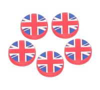ANDRESLAD 5pcs Tennis Dampener Silicone Shock Absorber Vibration Dampeners with National Flag Design for Tennis Racquets Easy to Install Lightweight and Comfortable