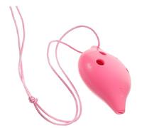 ANDRESLAD 6-hole Alto Ocarina Plastic Wind Instrument in c Key, Pink Mini Resin Ocarina for Beginner Practice and Folk Music Performance Random Color