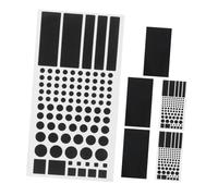 ANDRESLAD 6 Sheets Sun Protection Stickers Light Blackout Stickers for Routers Electronic Devices and Appliances Self Adhesive Dimming for Travel