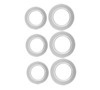 ANDRESLAD 6pcs Bird House Hole Protectors Smooth Surface Nest Box Guards for Wooden Breeding Boxes Parrots Budgerigars Finches Replacement Rings for Comfortable Living Space