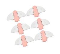 ANDRESLAD 6pcs Child Safety Window Lock Buckle Anti-Theft Protection for Baby Sliding Glass Door Locks Pink