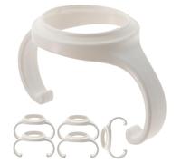 ANDRESLAD 6Pcs Durable Bottle Handles for Comfortable Slip Design Accessory for Wide Neck Glass Feeding Bottles for Daily Use The Go