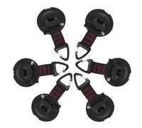 ANDRESLAD 6pcs Heavy-duty Suction Cups with Rotating Locking Hooks for Car Awning Rv Boat Windows Camping Tarp Tie Down Suction Clamp Anchors for Secure Outdoor Mounting and Hanging