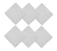 ANDRESLAD 6pcs Microfiber Eyeglass Cleaning Cloths Polishing Wipes for Glasses Camera Lens and Screens Soft Absorbent for Delicate Surface Care Portable Gray Cloths