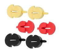 ANDRESLAD 6Pcs Rubber Violin Mute Style Violin Bridge Replacement Accessory Easy to Operate Volume Reducer for Practicing The Late at Night