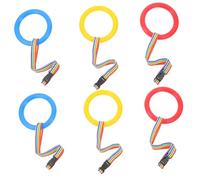 ANDRESLAD 6pcs Toddler Walking Rope for Preschool Safety Leash Colorful Loops Adjustable Harness for Toddlers Suitable for Kindergarten and Group Activities