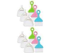 ANDRESLAD 6sets Hard Bristle Brush Multi-Function Rotating Crevice Cleaning Brush Home Office Cleaning Tool