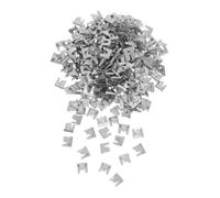ANDRESLAD 800pcs Small Wire Cage Clips for Pets Metal Fasteners for Birdcages Chicken Quail Rabbit Enclosures Install Buckle Snap Holders for Compact Animal Wire Fences