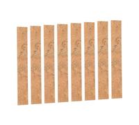 ANDRESLAD 8pcs Clarinet Neck Cork Sheets Universal Woodwind Instrument Pads Clarinet Cork Replacement Sealing Pieces for Repair and Maintenance