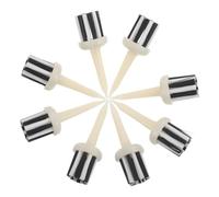 ANDRESLAD 8pcs Plastic Golf Tees with Brush Top Unbreakable Design Reusable Golf Practice Tees for Indoor Outdoor Driving Range Training Gift for Men Women