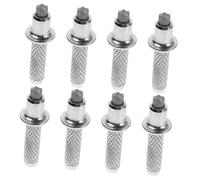 ANDRESLAD 8pcs Tungsten Steel Trekking Pole Tips Replacement for Hiking Canes Carbide Anti-slip Feet with Strong Grip Easy to Install for Rough Outdoor Terrain