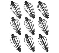 ANDRESLAD 9pcs Carp Bait Holder Weighted Spring Fishing Feeder Baskets Portable Cage for Long Distance and Deep Water Fishing Tackle