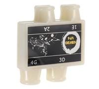 ANDRESLAD Accurate Pitch Pipe for Guitar and Ukulele Stylish White Tuning Pipe Enhancing Instrument Aesthetics User-friendly for Beginners and Experts Musical Accessory with Pure Sound