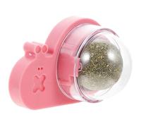 ANDRESLAD Adhesive Rotating Catnip Ball for Indoor Cats Self-sticking Catmint Treat for Teeth Cleaning and Licking Fun Interactive Wall-mounted Silvervine Sphere for Lounging Pets