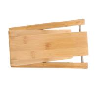 ANDRESLAD Adjustable Bamboo Guitar Footstool Solid Wood 4-Level Height Adjustable Footrest Pedal for Classical Acoustic Guitar Musician Accessories