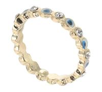 ANDRESLAD Adjustable Evil Eye Ring for Women Hypoallergenic Halloween Jewelry Statement Demon Eye Finger Band Comfortable Fit Knuckle Ring Stylish Party Accessory