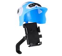 ANDRESLAD Adjustable Sunshade Motorcycle Phone Mount for Rear Mirror Bike Phone Holder Clamp Stand Compatible with Smartphones Easy Installation Secure Grip for Riding